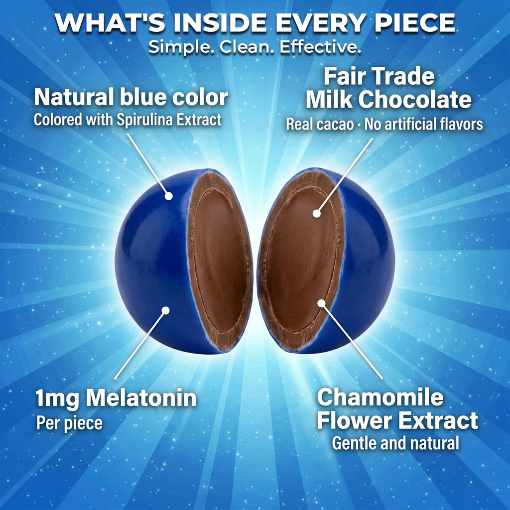 Good Day Chocolate Melatonin 1 mg Sleep Aid - 80 Count - image 5