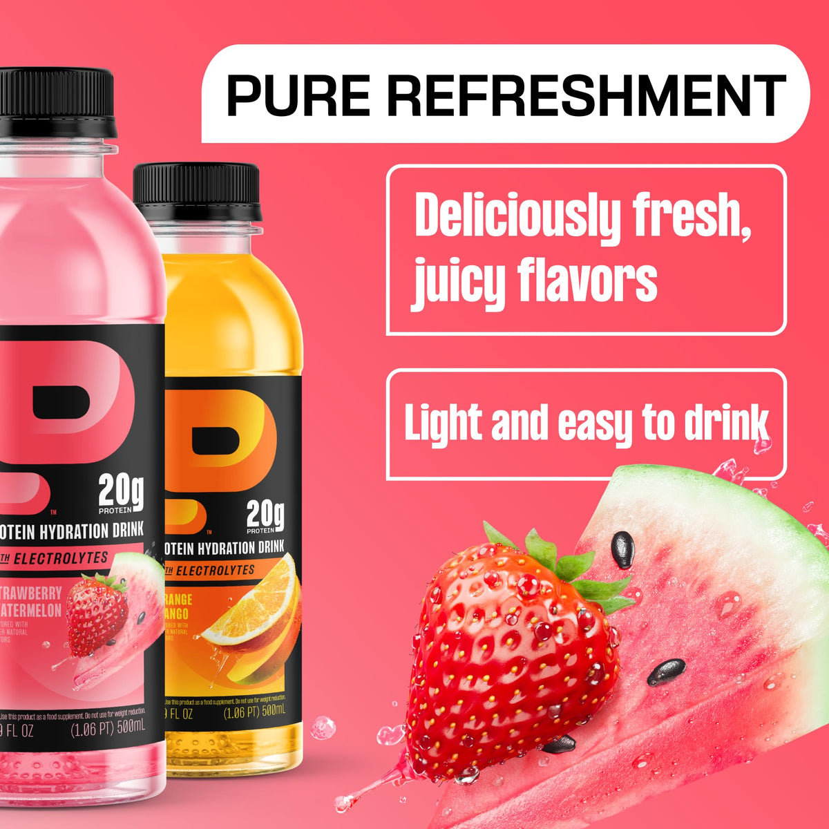 Protein2o Hydration Drink - 2-in-1 Liquid Clear Whey Protein Isolate