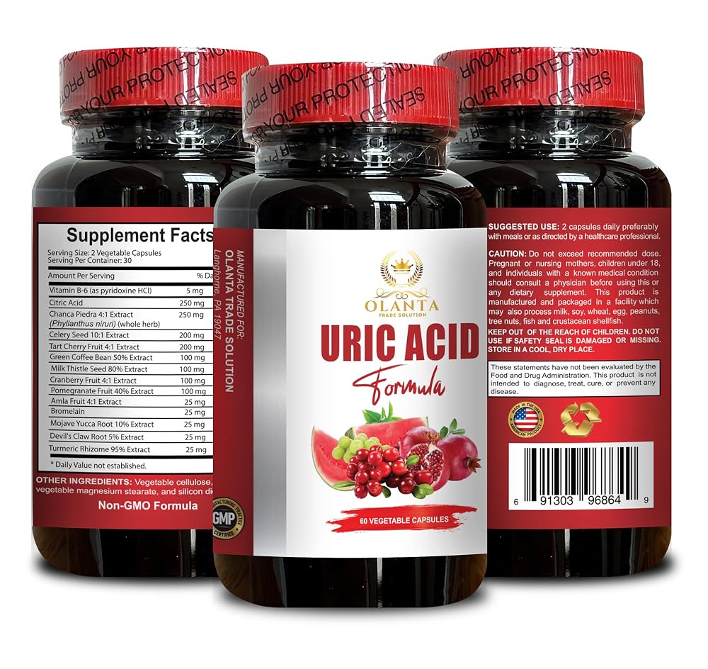 OLANTA TRADE SOLUTION Natural Uric Acid Formula - 60 Capsules - image 5