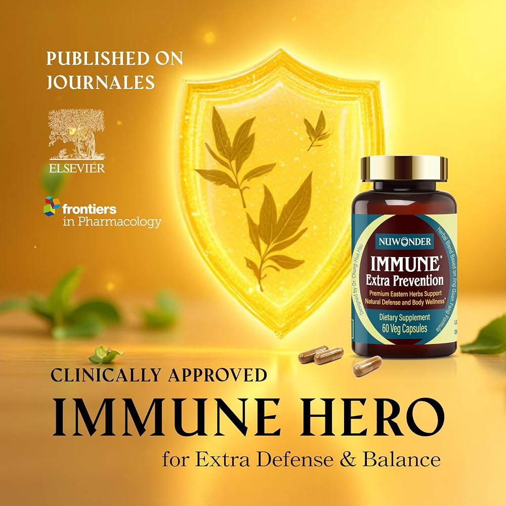 NUWONDER Immune Extra Prevention Natural Immune Support - 60 Capsules - image 2