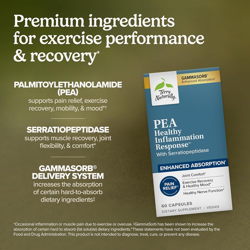 Terry Naturally Pea Healthy Inflammation Response - Post Workout - 60 - image 3