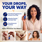 BioMatrix Progesterone Oil Topical with Vitamin E - 500 Drops - image 2
