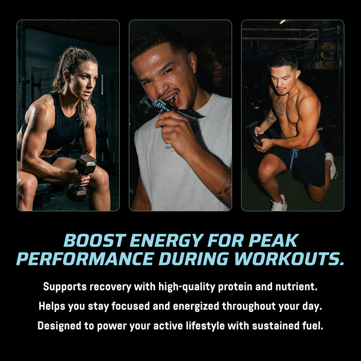 JIMMYBAR Protein Bar High Performance Energy Bar with Caffeine - 24 Count - image 2