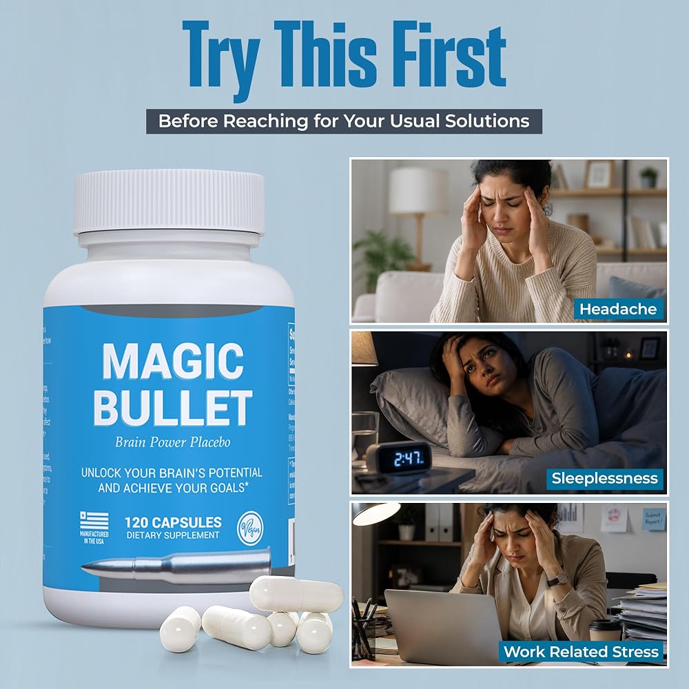 Progressive Placebo Magic Bullet Honest Placebo Pills - 240 Capsules - image 7