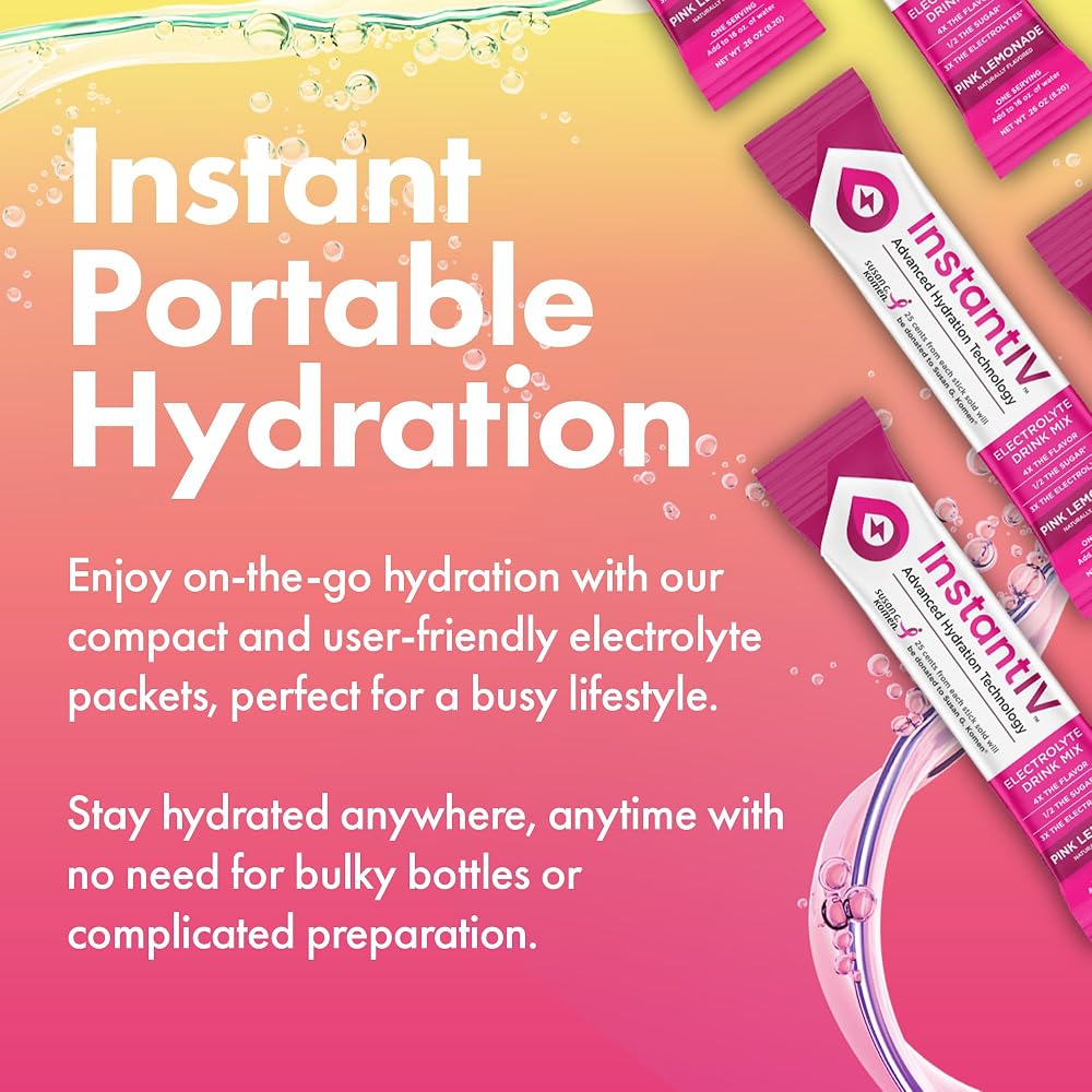 instant IV Electrolytes Powder for Hydration & Recovery - 12 Packets - image 5