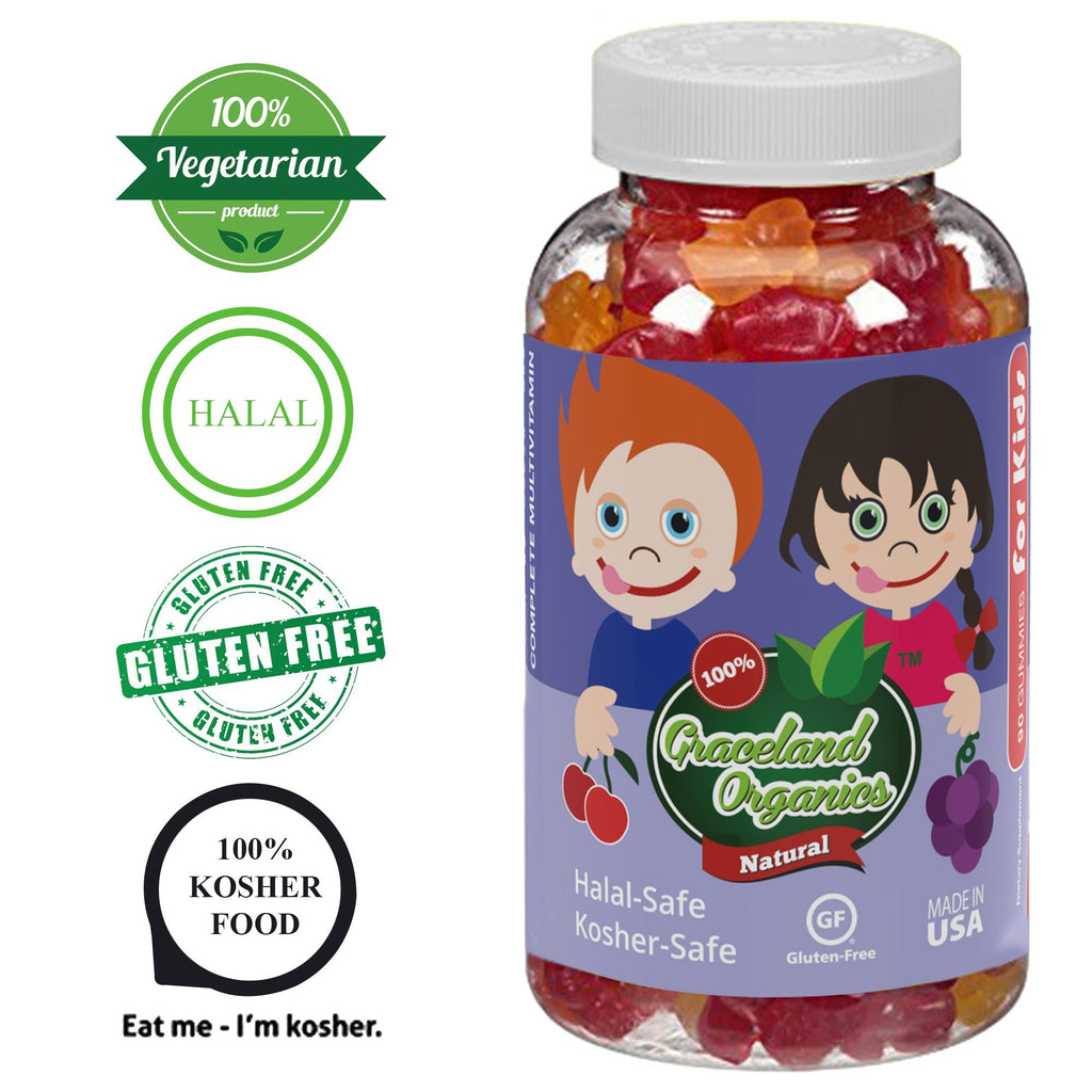 Graceland Organics Children's Multivitamin Gummies - 90 Gummies - image 2