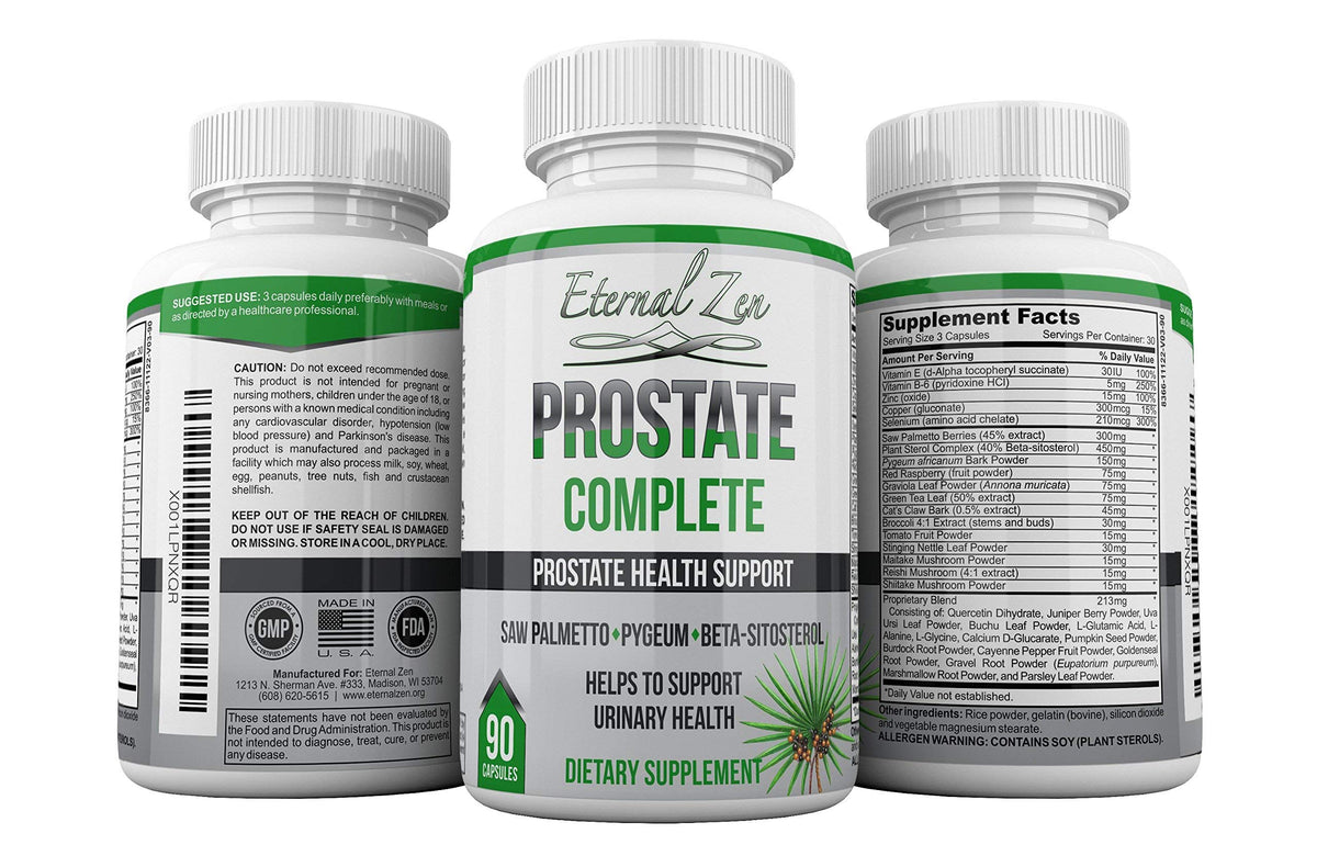 Eternal Zen Prostate Complete Herbal Support - 90 Capsules - image 5