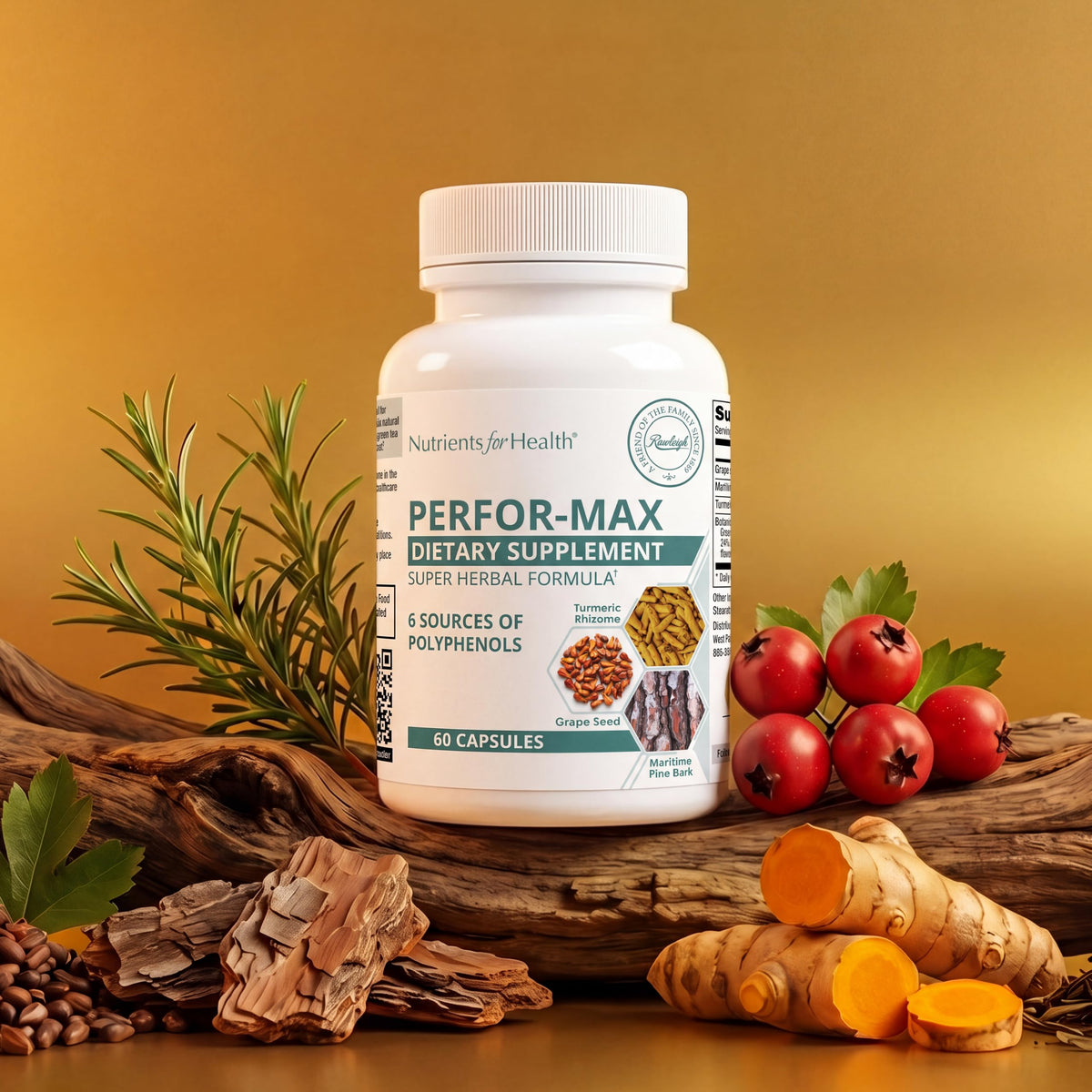 Rawleigh Perfor-Max Antioxidant Blend Polyphenol Complex - 60 Capsules - image 5