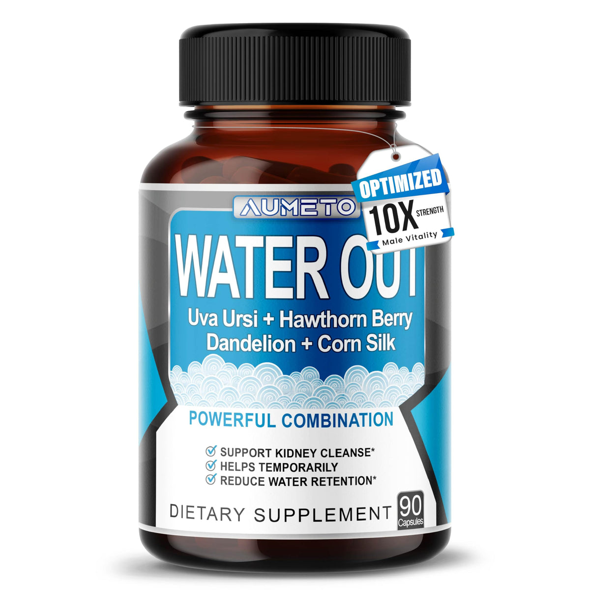 Aumeto Daily Water Balance 9-in-1 with Dandelion & Uva Ursi - 90 Capsules