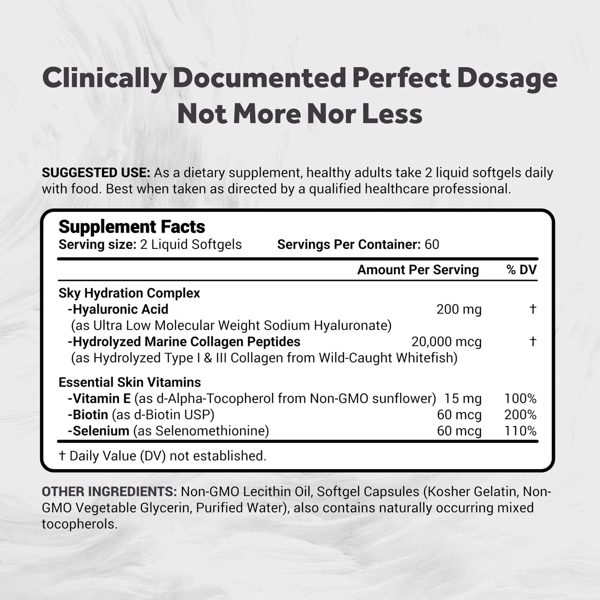 Naturalis Hyaluronic Acid 200mg Skin Health - 120 Softgels - image 2