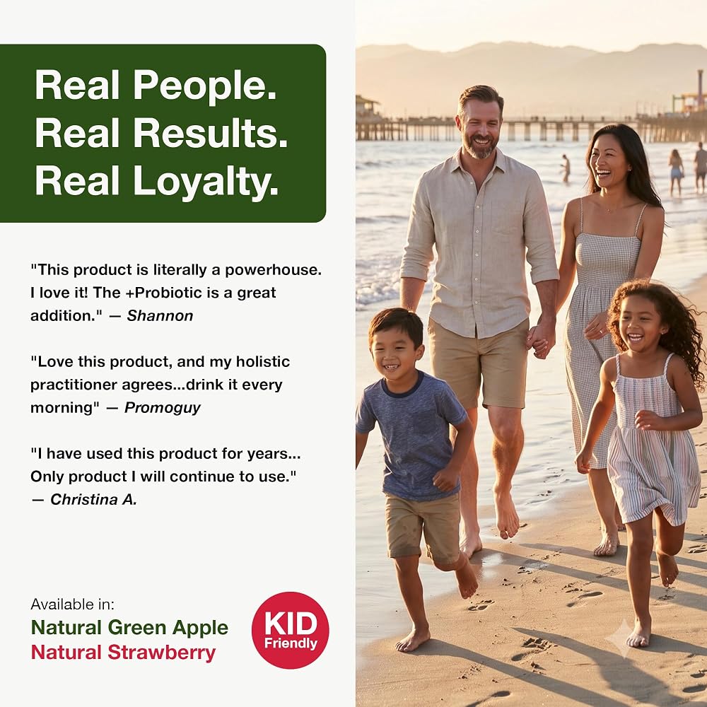Biopharma Scientific NanoGreens + Probiotic Green Spirulina Powder - image 7