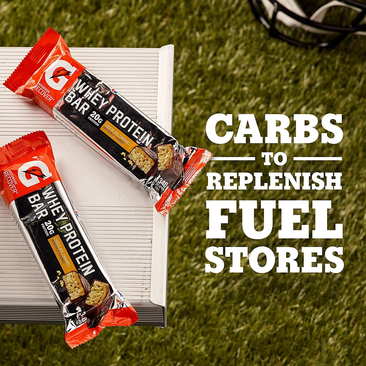 Gatorade Whey Protein Recover Bars Chocolate Caramel - 12 Count - image 5