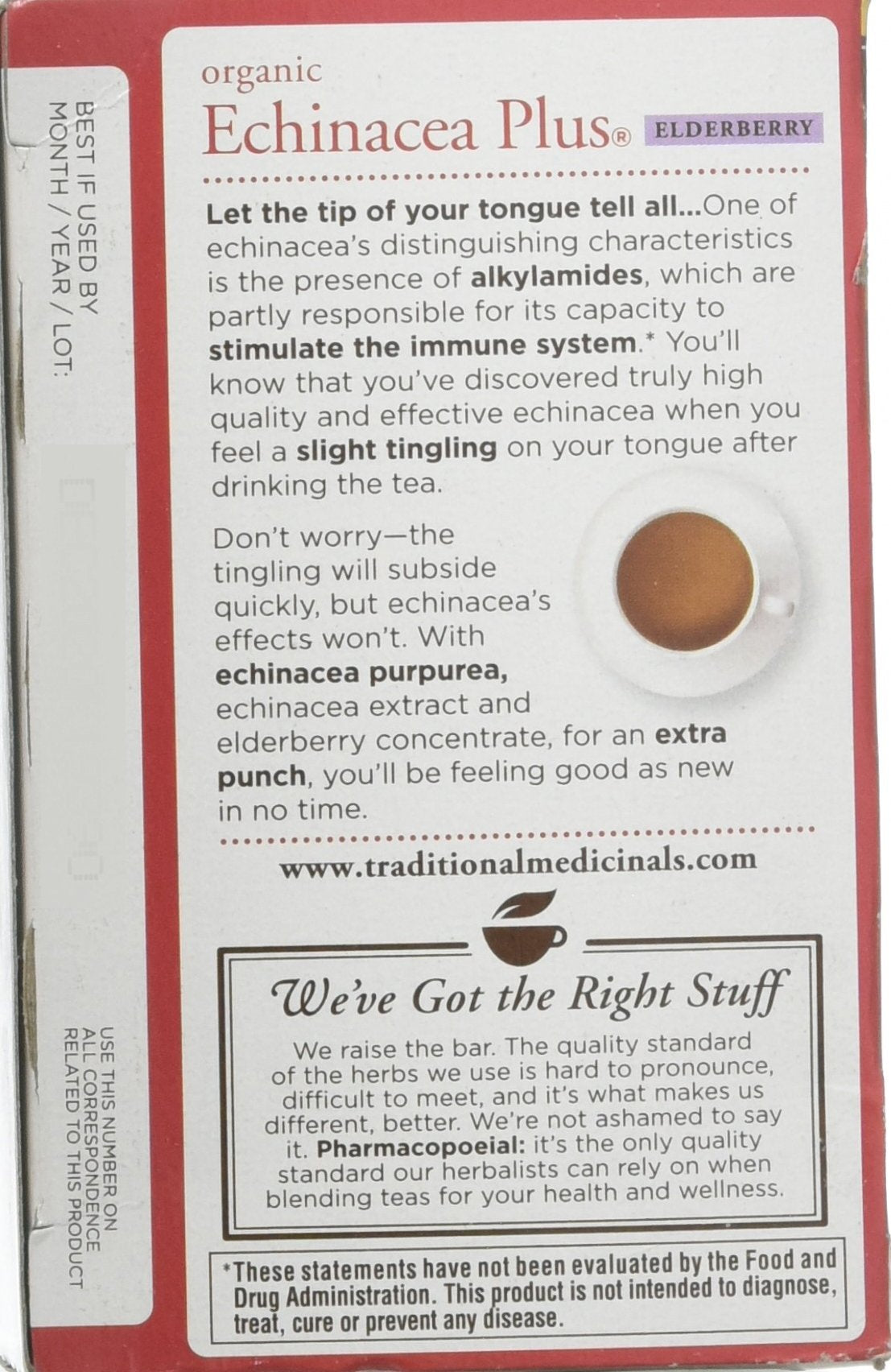 Traditional Medicinals Echinacea Plus Elderberry Immune Support - 16 Tea Bags - image 3