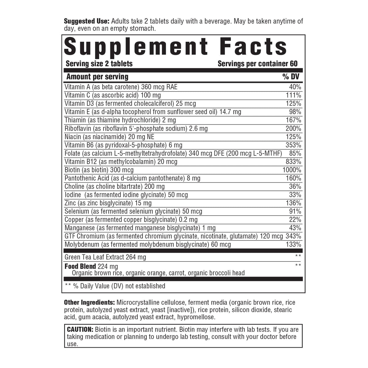 Innate Response Formulas Women's Multivitamin 55+ - 120 Tablets - image 2