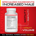 MaleMax Ejacumax Vitality Male Fertility Formula - 60 Capsules - image 7