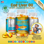Germa Cod Liver Oil Softgels - 200 Count (2 x 100) - image 7