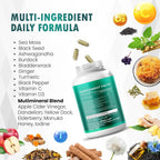Nessarit Complete 16-in-1 Sea Moss Blend Capsules - 150 Count - image 4