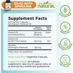 Why Not Natural Vitamin D3 K2 MK-7 10000 IU - 60 Vegetarian Capsules - image 4