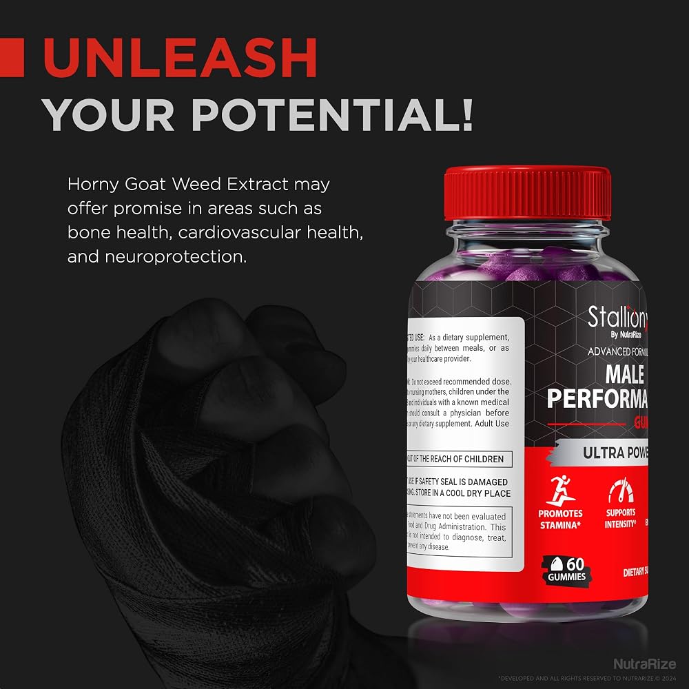 NutraRize Stallion X Gummies for Men - 120 Gummies - image 5