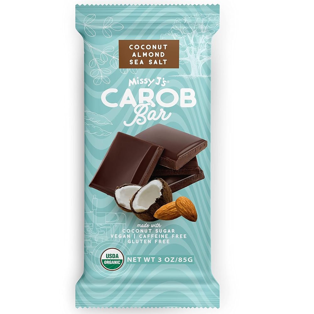 Missy J's Organic Carob Bars Variety 4 Pack - 4 Bars - image 4