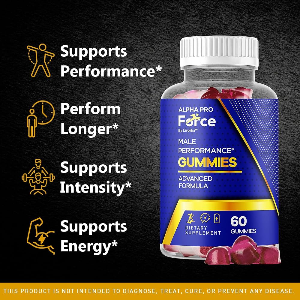 LIVORKA Alpha Pro Force Gummies for Men - 300 Gummies - image 2