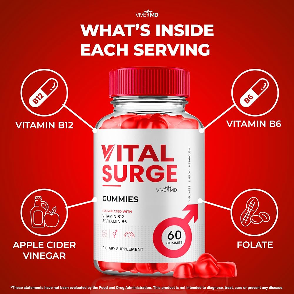 VIVE MD Vital Surge ACV Gummies 1000mg Apple Cider Vinegar - 300 Count - image 4