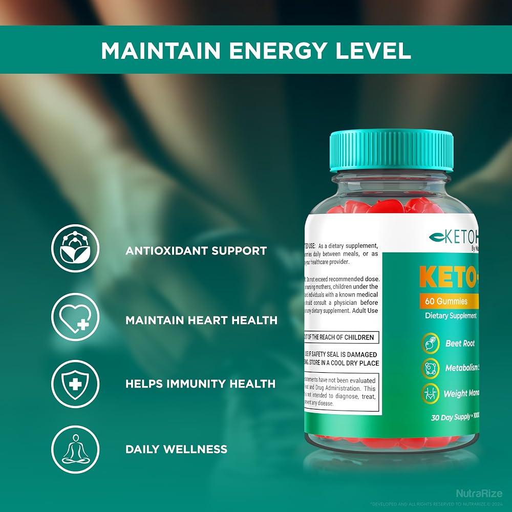 NutraRize Keto Health ACV Gummies - 60 Gummies - image 7