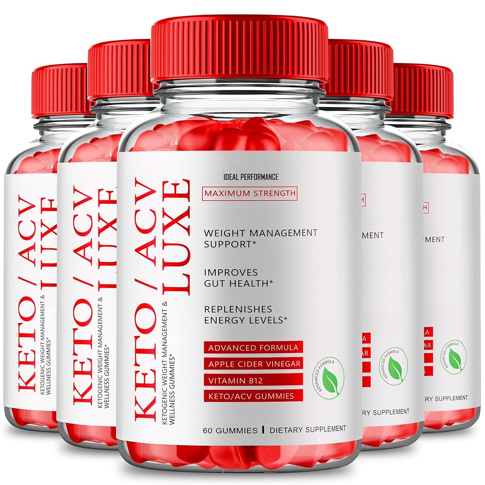 IDEAL PERFORMANCE Keto Luxe ACV Gummies 1000mg - 300 Count