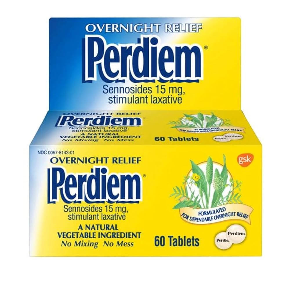Perdiem Stimulant Laxative Pills - 240 Tablets