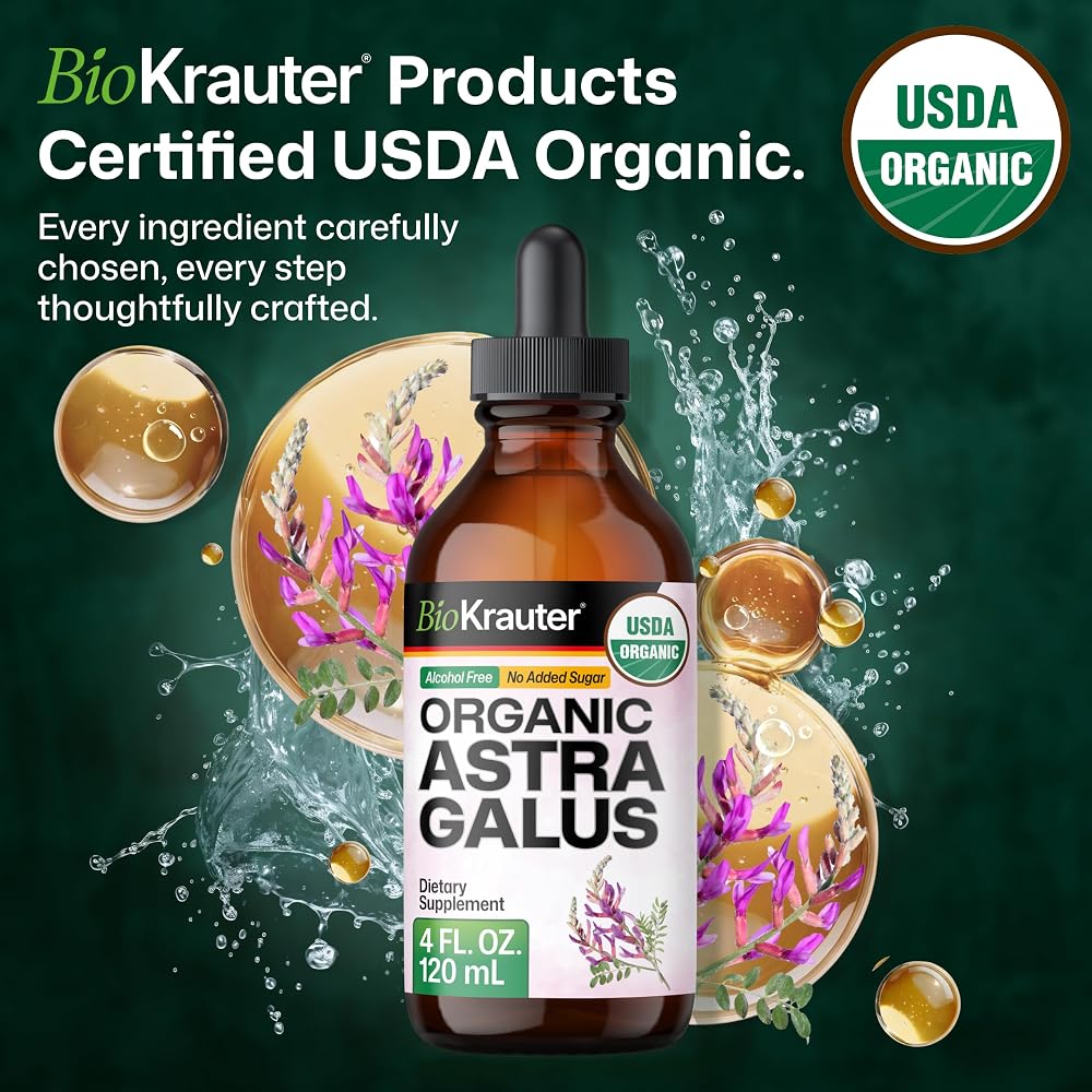 BIO KRAUTER Astragalus Immune Support Liquid Extract - 4 Fl Oz - image 3