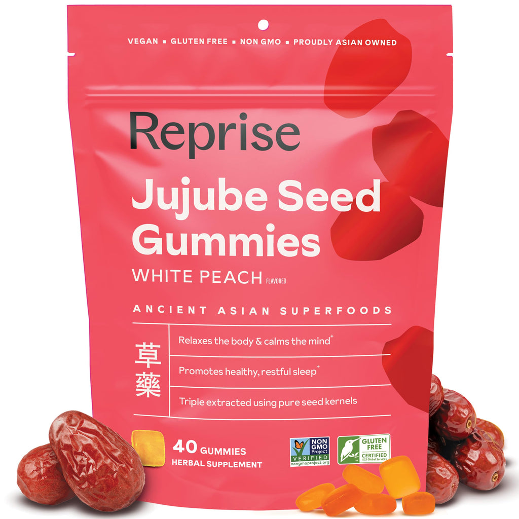 Reprise Jujube Seeds Daily Gummies for Sleep - 45 Gummies