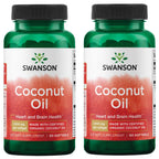 Swanson EFAs Coconut Oil - 120 Softgels (2 Pack)