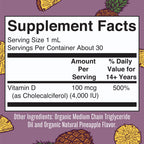 MARYRUTH'S Organic Vitamin D3 Liquid Drops Pineapple - 1 Fl Oz - image 2