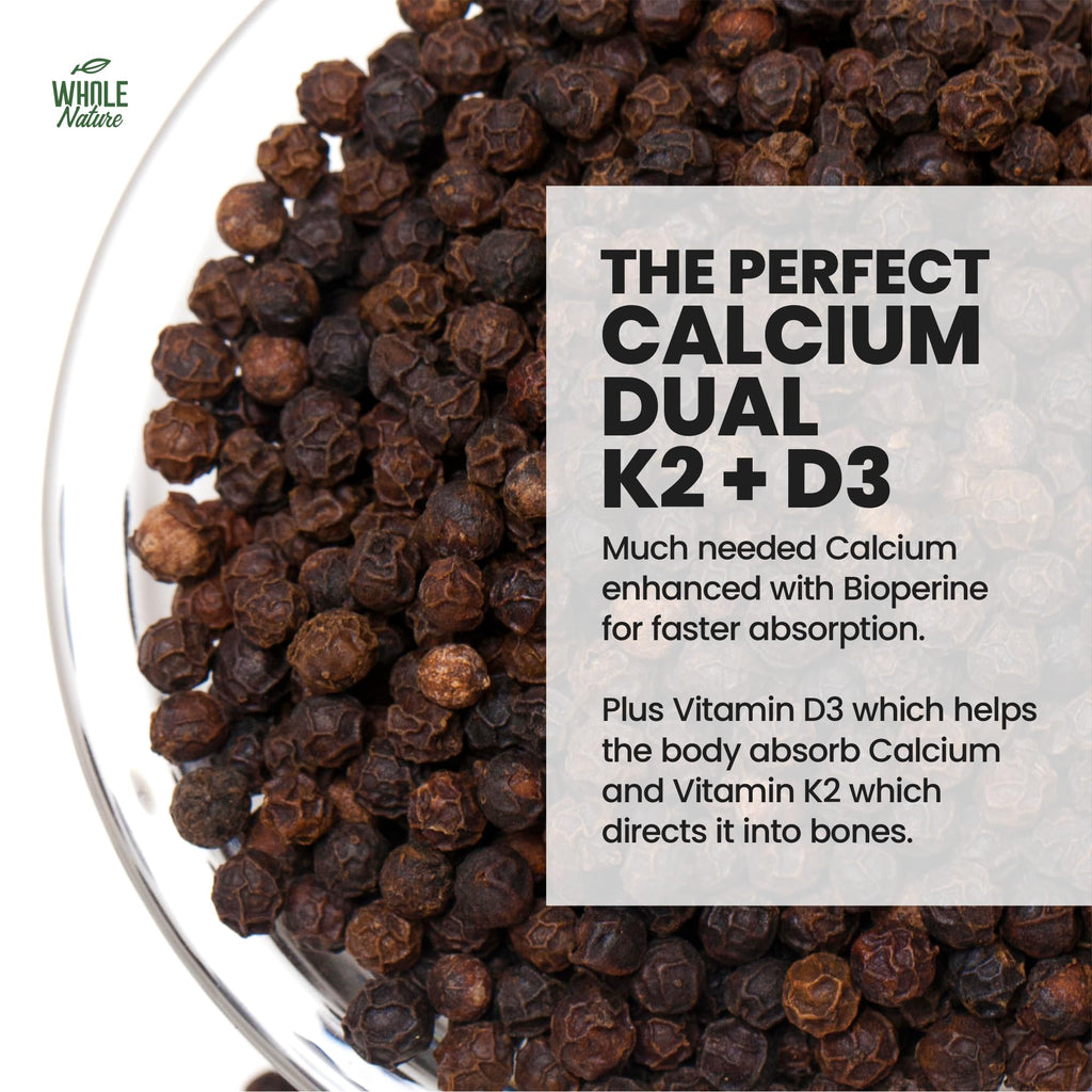 Whole Nature Vitamin K2 D3 Supplement with BioPerine - 60 Vegan Capsules - image 10