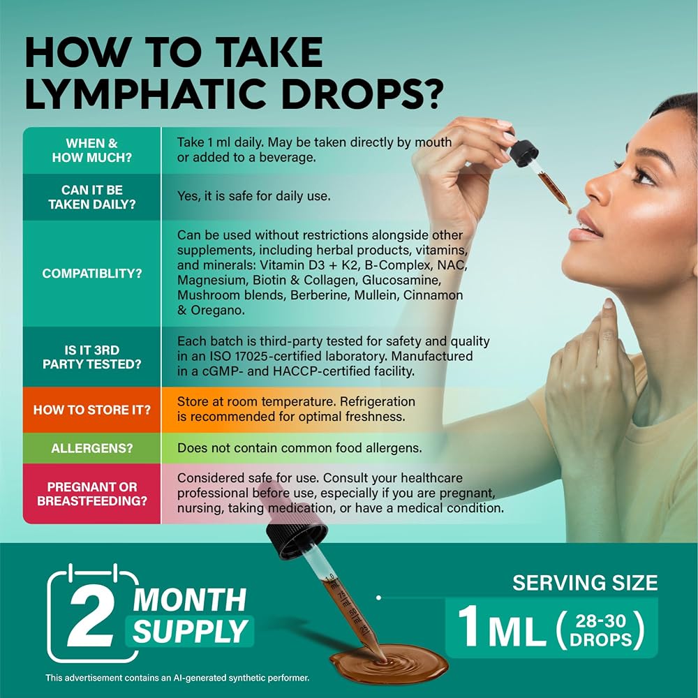 NUTRAHARMONY USDA Organic Lymphatic Drainage Supplement - Echinacea