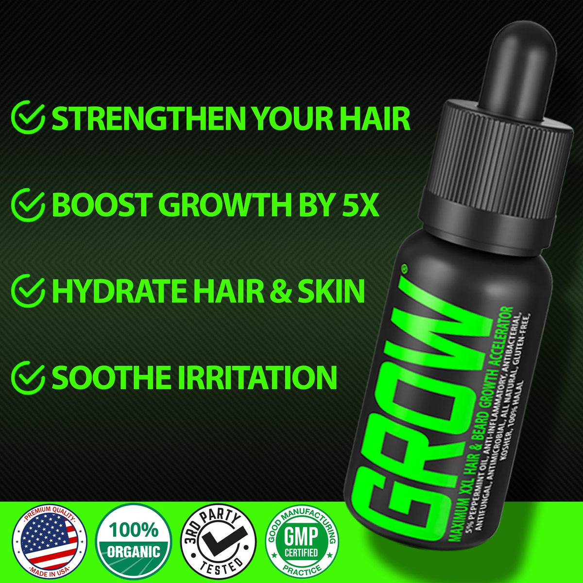 BBS BEST BEARD STUFF GROW Beard Growth Serum Oil - 1.02 Fl Oz - image 4