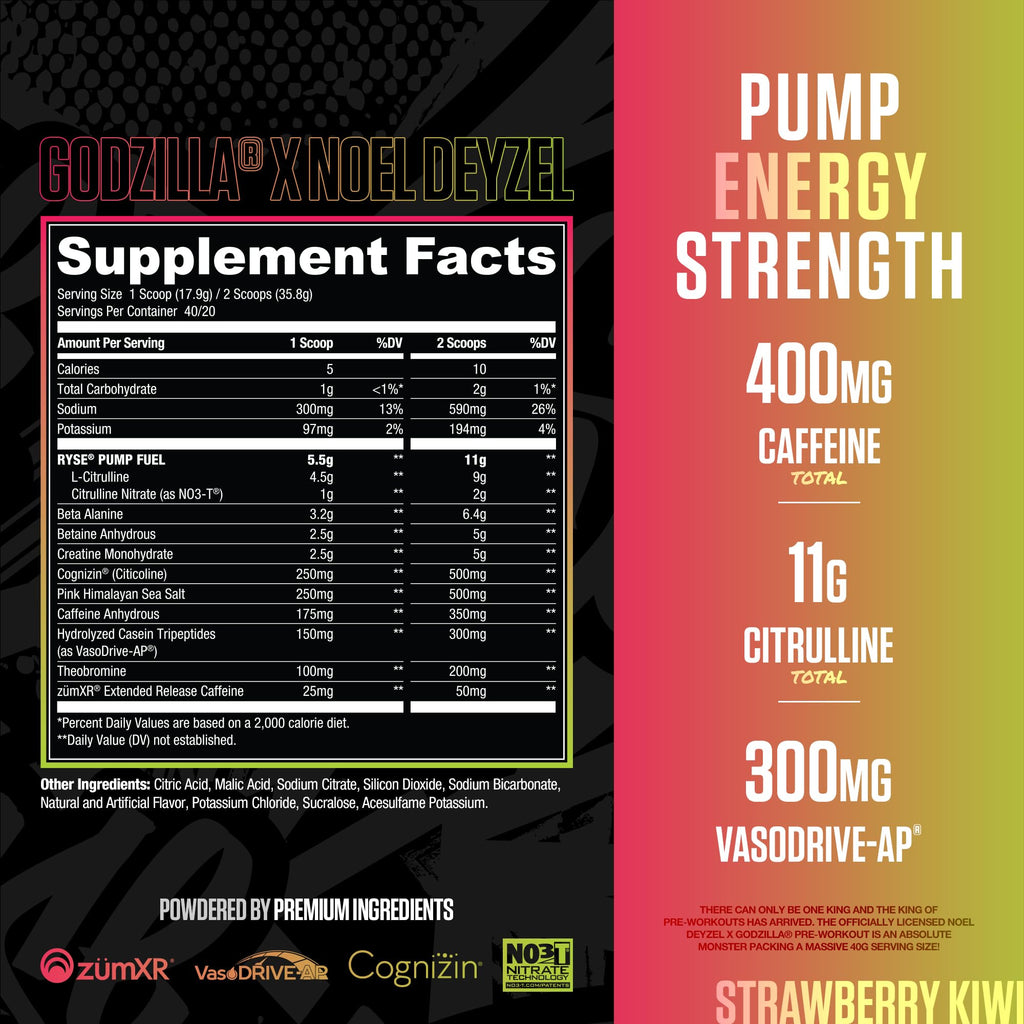 Ryse Godzilla Pre Workout Powder