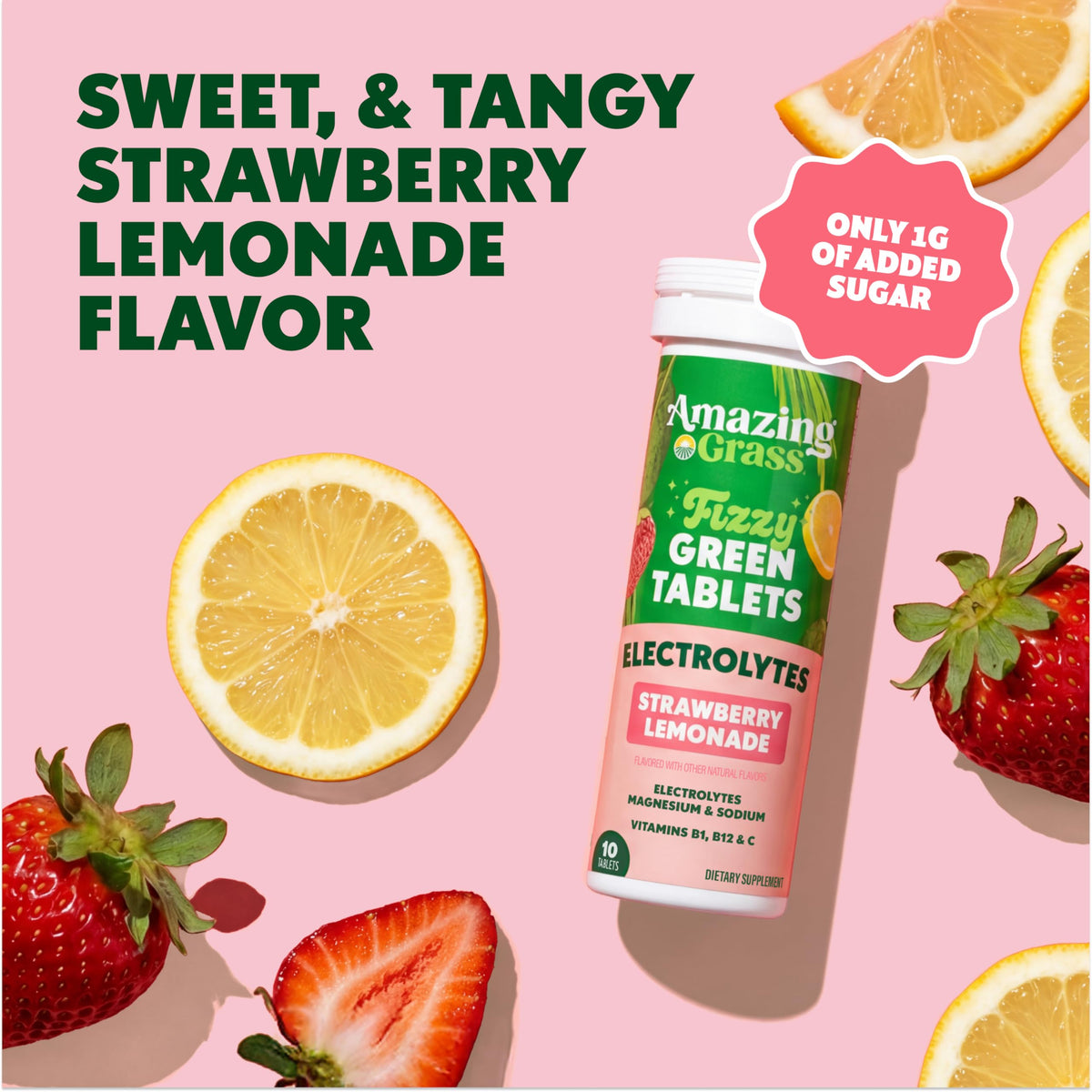 Amazing Grass Effervescent Fizzy Green Tablets