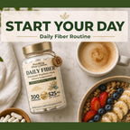 Fusion Shop Store Daily Fiber Psyllium Husk Capsules - 300 Count - image 3