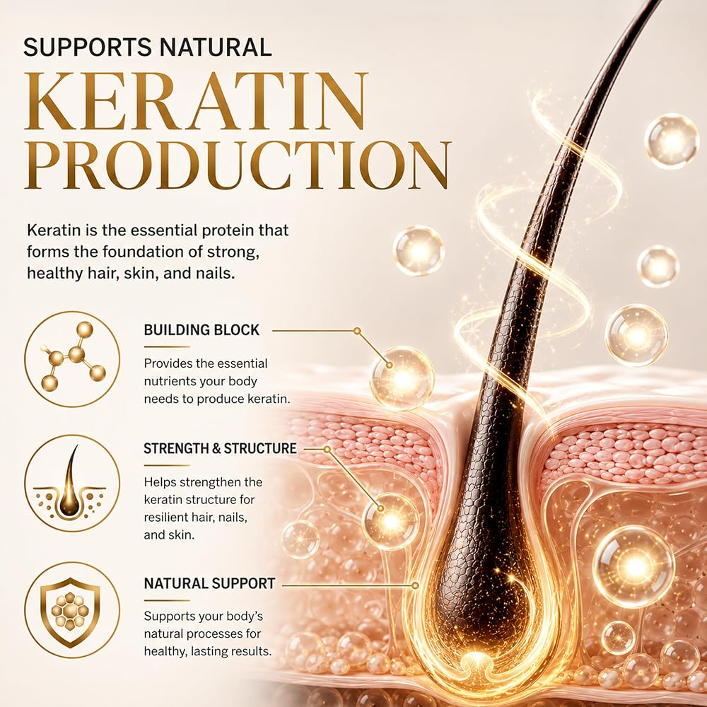 Cocó March N.M.D Molecular Biotin 10,000 mcg - 60 Capsules - image 6