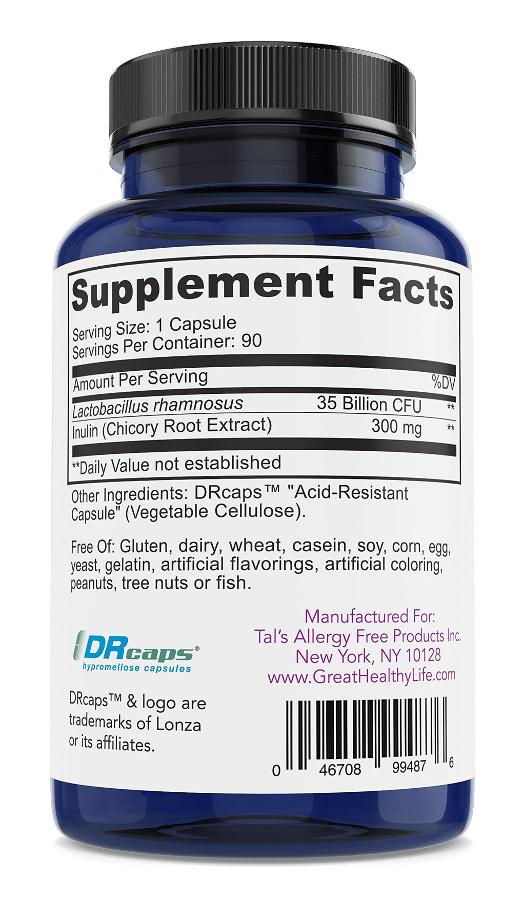 TAL'S Alive Probiotics & Prebiotics Supplement - 90 Capsules - image 3