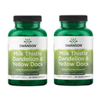 Swanson Milk Thistle, Dandelion and Yellow Dock - 240 Capsules