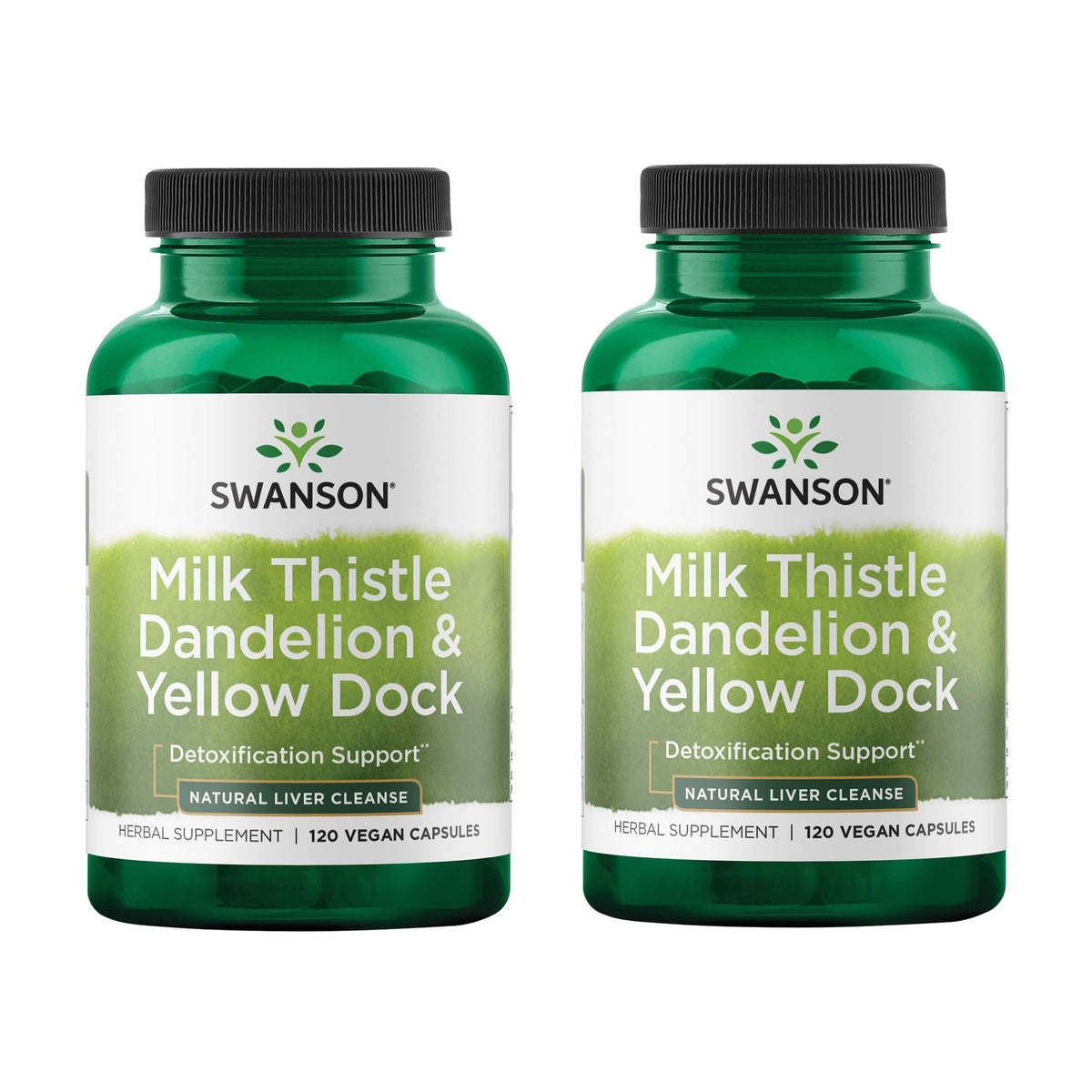 Swanson Milk Thistle, Dandelion and Yellow Dock - 240 Capsules