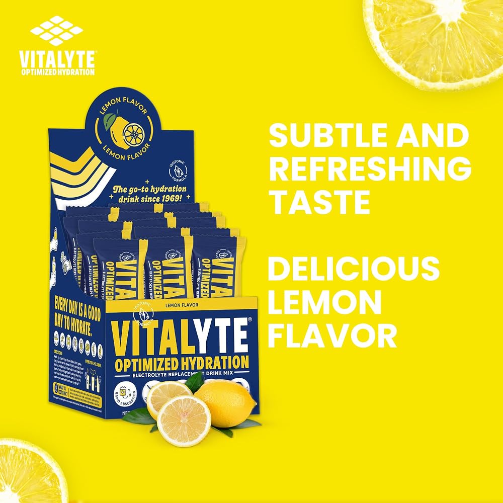 Vitalyte Electrolyte Powder Drink Mix Isotonic Lemon - 12 Pack - image 5