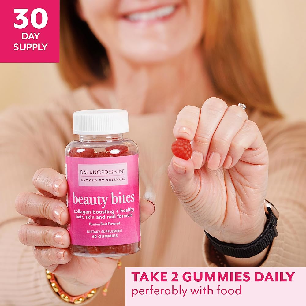 BALANCED SKIN Beauty Bites Biotin Gummy Vitamins - image 5