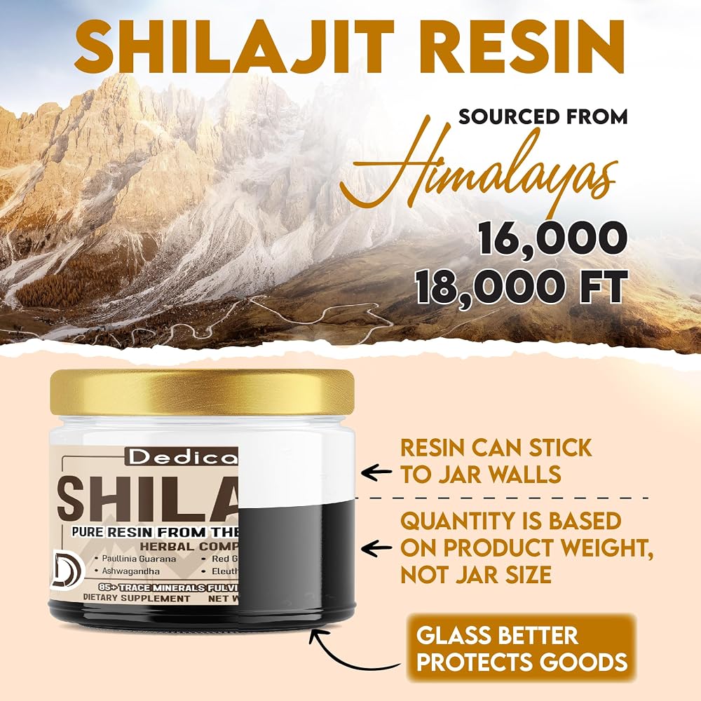 DEDICAD Shilajit Resin with Herbal Complex - 30g - image 6