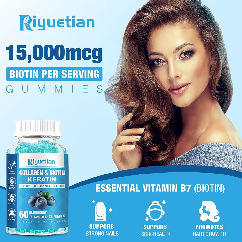 Riyuetian Biotin Gummies