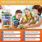 Ez-Focus Plus Brain Booster Omega-3 Kids Cognitive Support - 60 Softgels - image 4