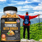 Kaya Naturals Turmeric Curcumin Supplement with Ginger & Bioperine - image 8