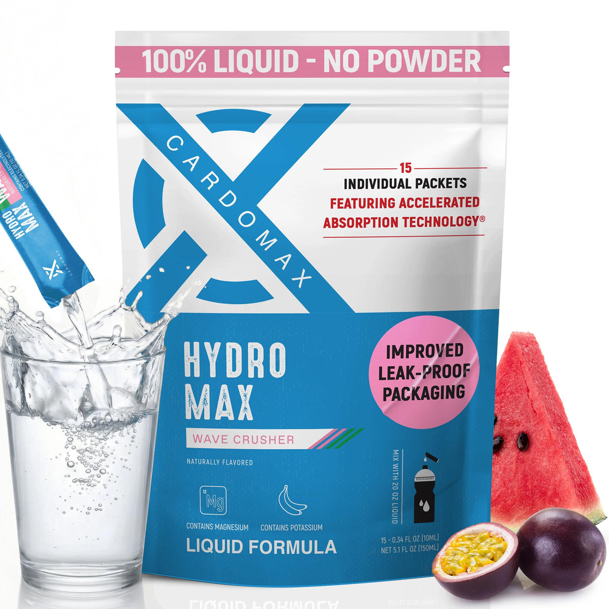 CardoMax Clear Liquid Hydration Mix + Electrolytes